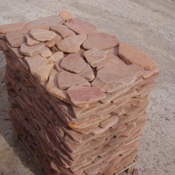 Песчаник красный окатанный 40 мм.