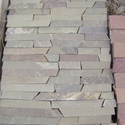 Песчаник серо-зеленый 50 х L, 70 х L, 100 х L края необрезанные 30 мм.