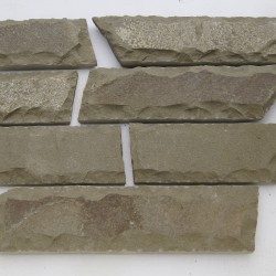 Песчаник серо-зеленый 50 х L, 70 х L, 100 х L края необрезанные 40 мм.